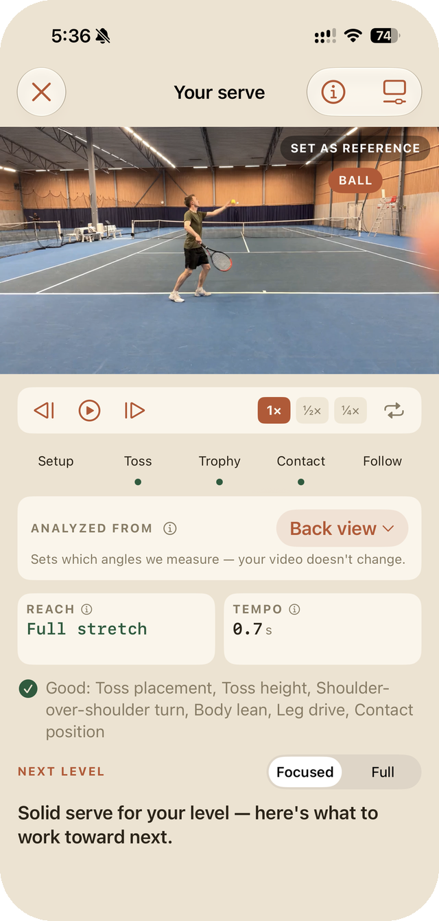 Apexa serve playback with every phase detected